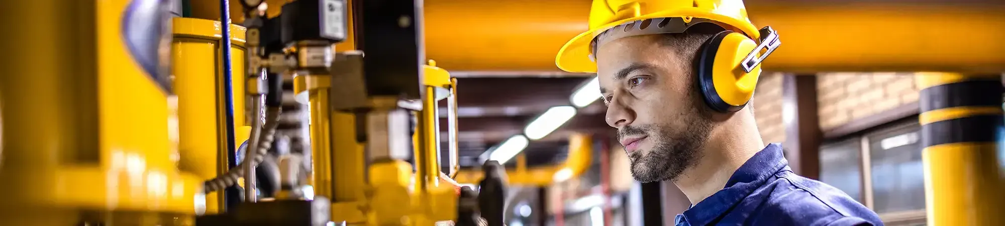 Gas Heating Engineer at work in a plant room