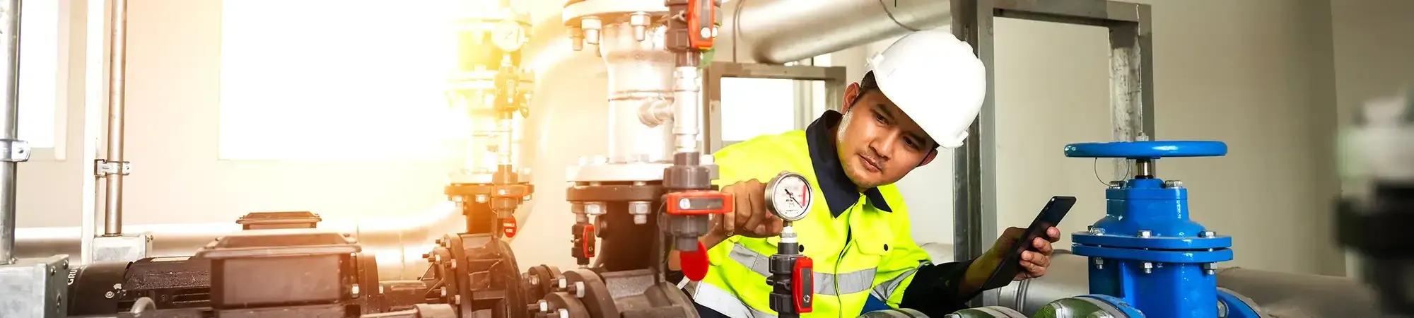 Gas Engineer at work